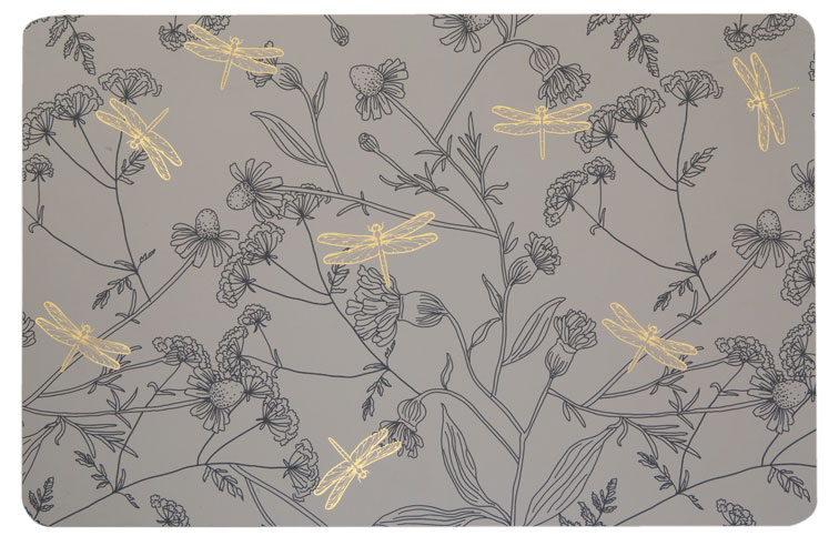 Салфетка сервировочная  под металл с принтом, 43,5х28,5 см