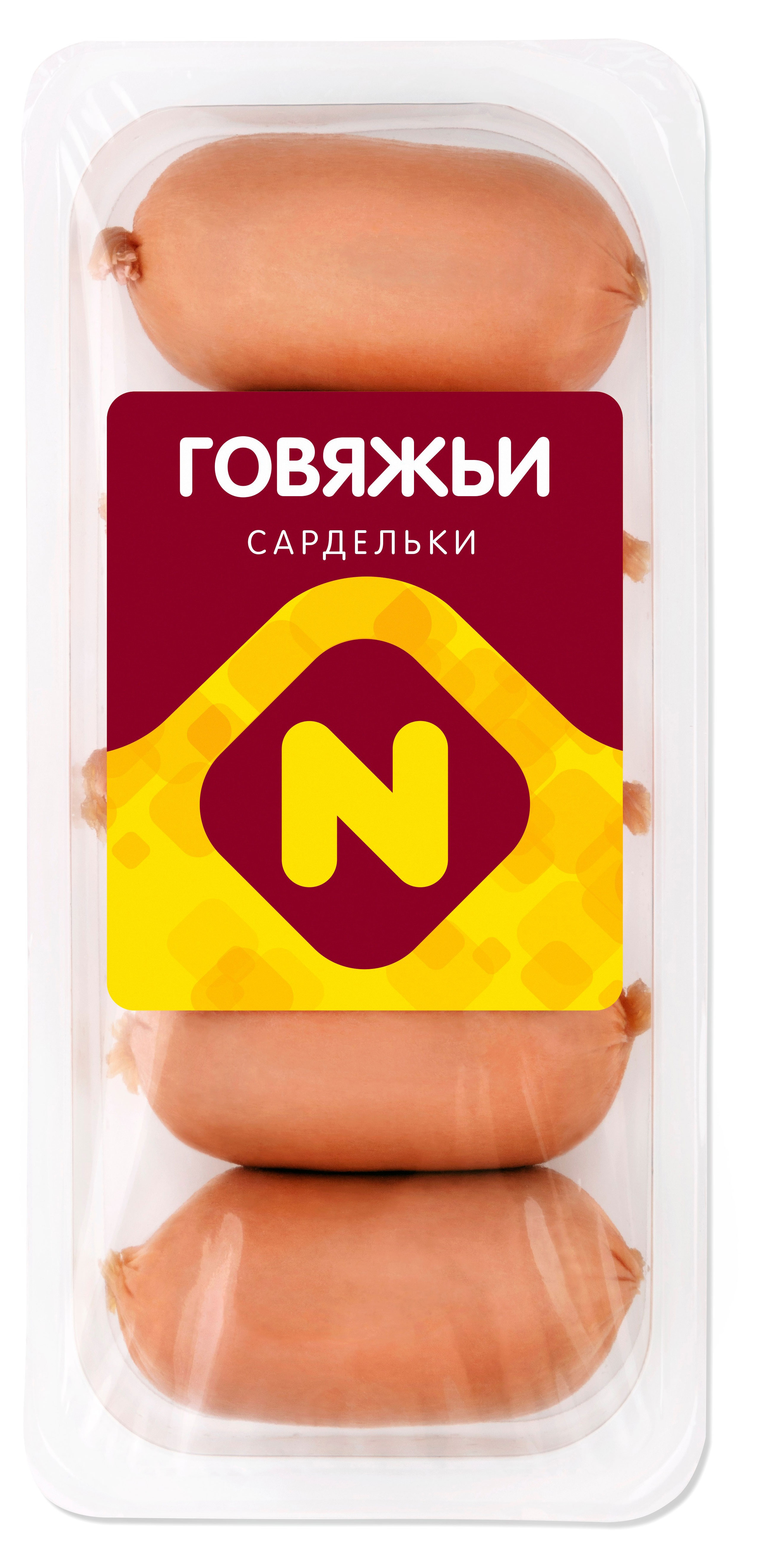 Сардельки «Папа Может» с говядиной, 400 г