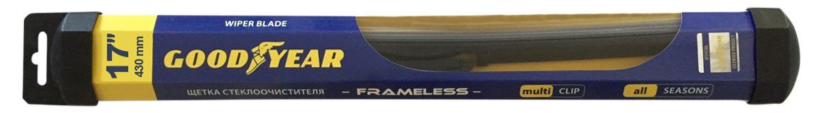 Щетка бескаркасная Goodyear Frameless 17/43 cm