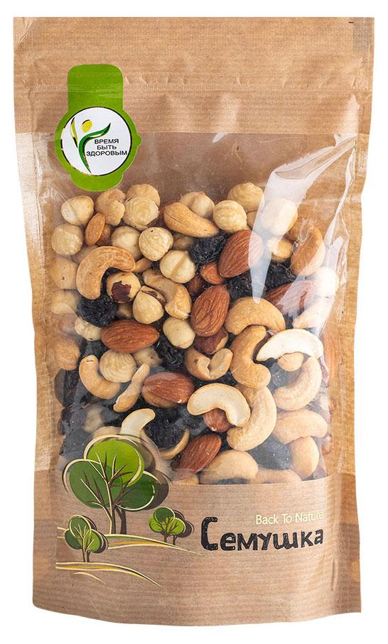 Смесь орехово-фруктовая «Семушка» орехи и изюм, 250 г