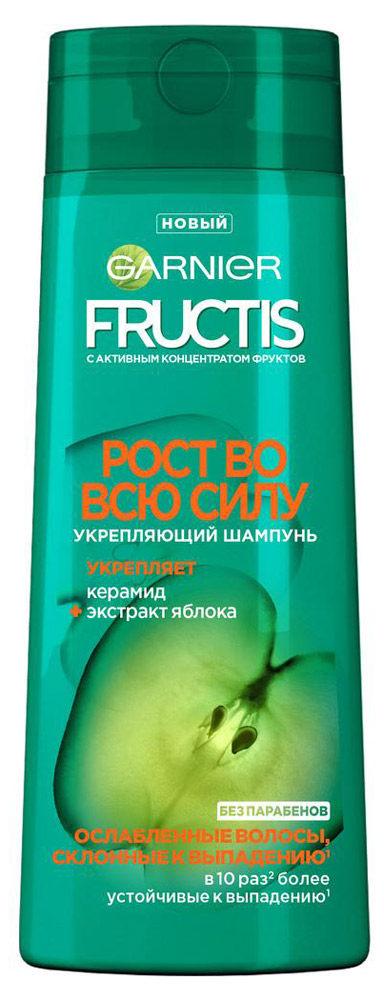 Шампунь для волос Garnier Fructis Рост во всю Силу, 400 мл