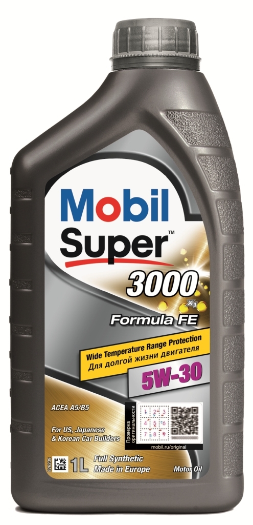 Моторное масло Mobil Super 3000 X1 Formula FE 5W30, 1 л