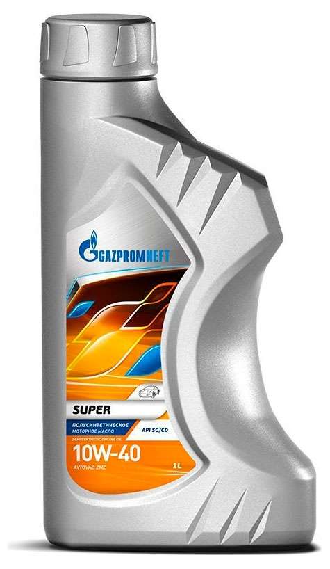 Масло моторное Gazpromneft Super 10W40 API SG/CD полусинтетическое, 1 л