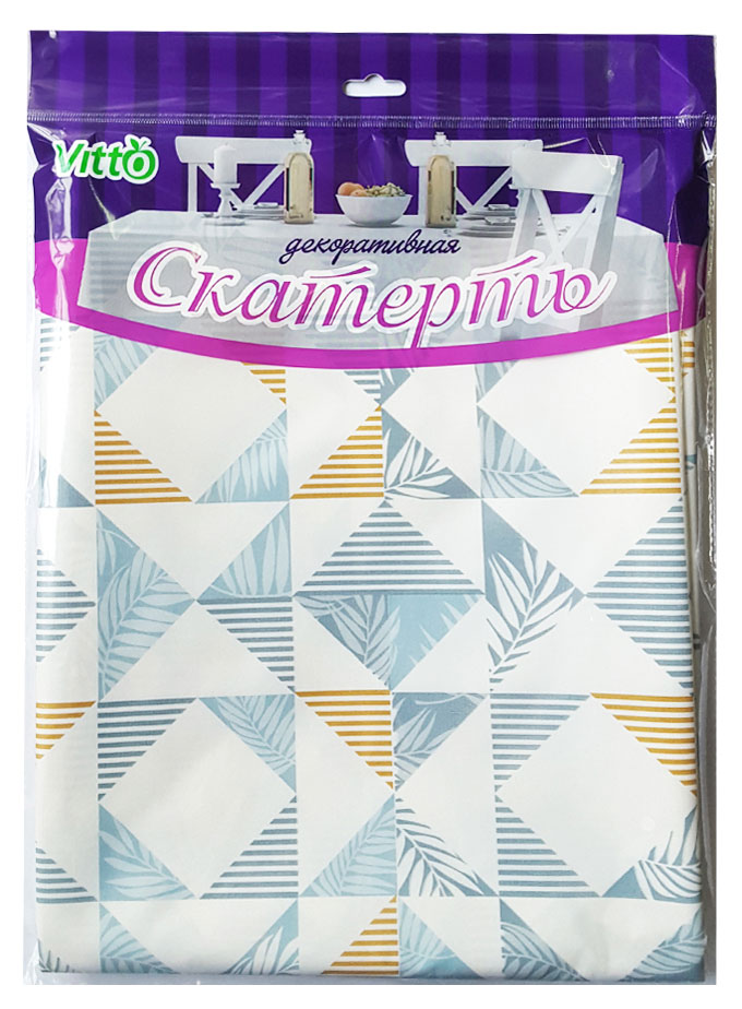 Скатерть Vitto Треугольники ПВХ, 120х150 см