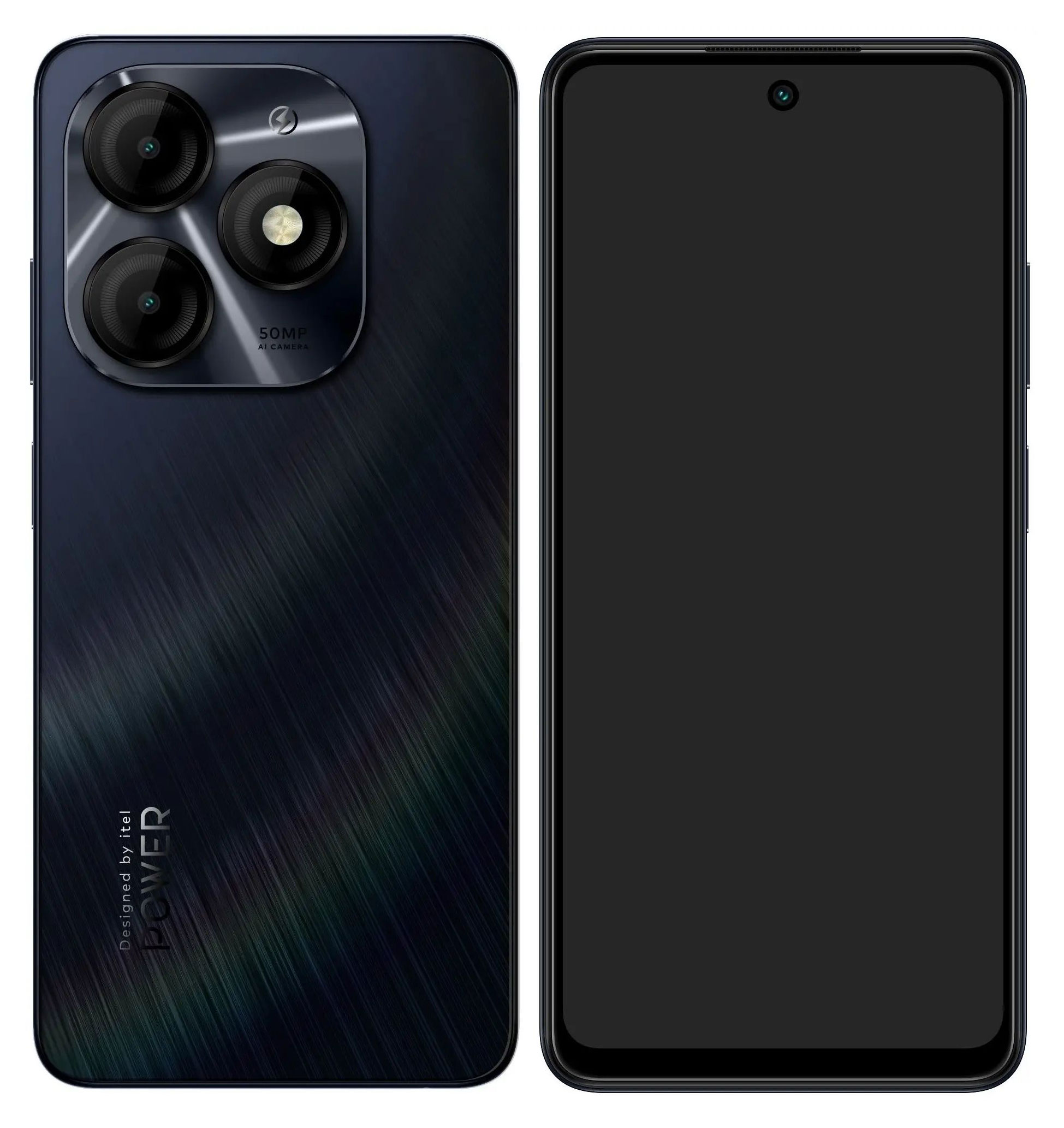 Смартфон ITEL P55 128+8 Moonlite Black