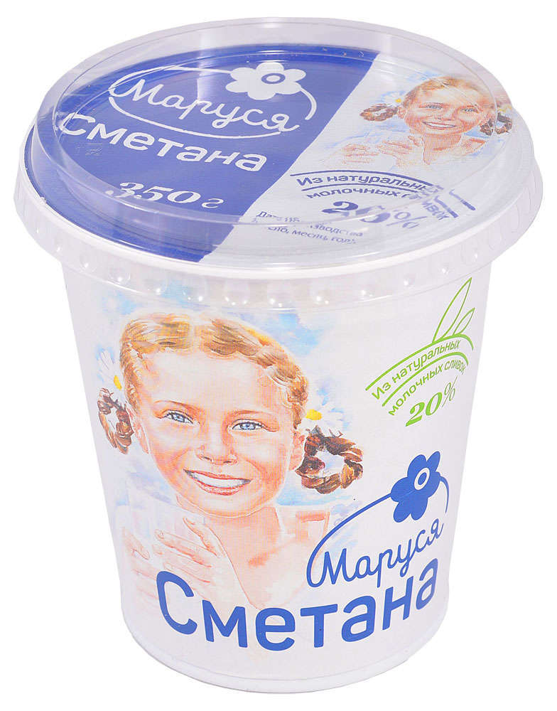 Сметана «Маруся» 20%, 350 г