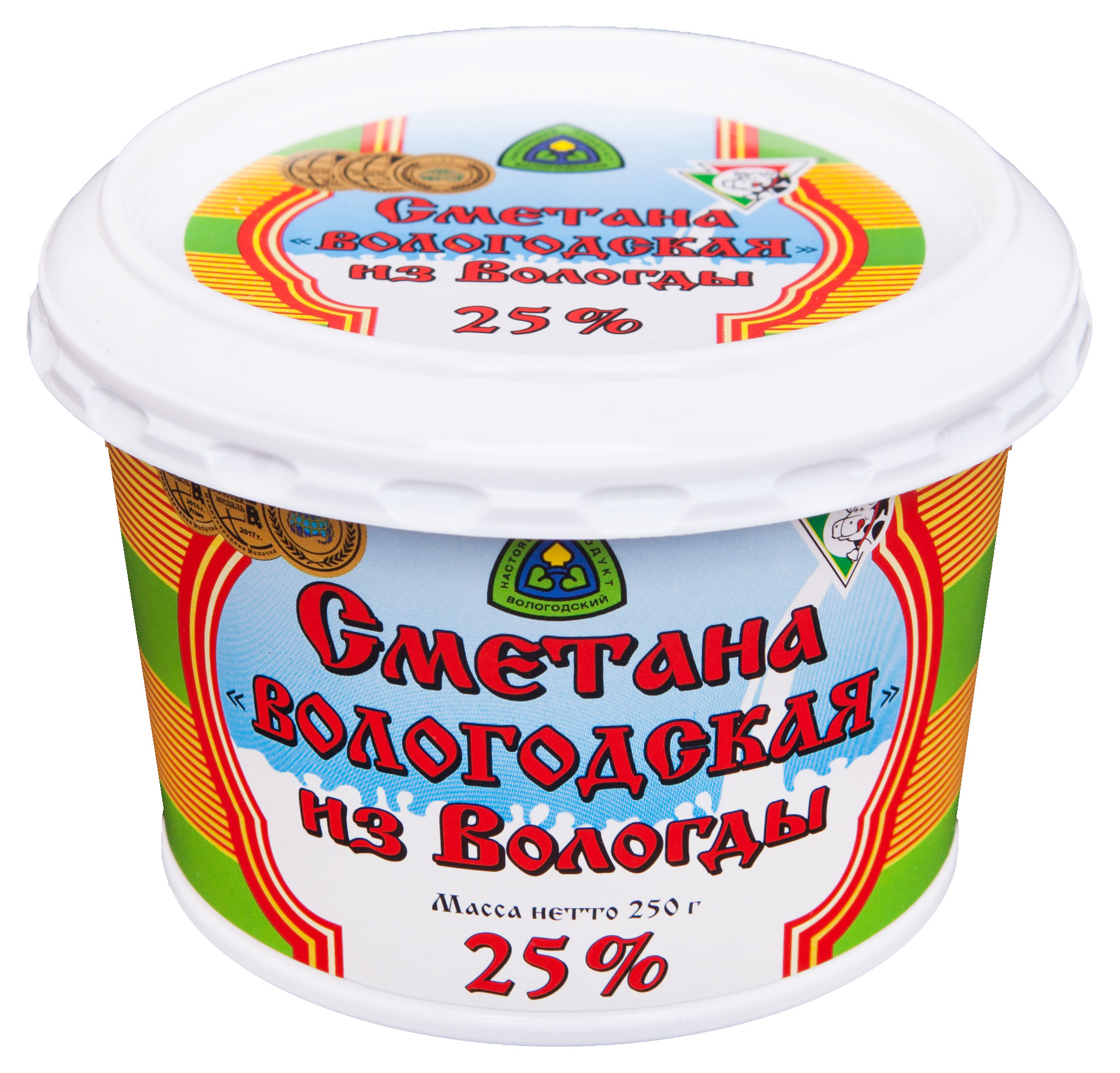 Сметана «Из Вологды» 25%, 250 г