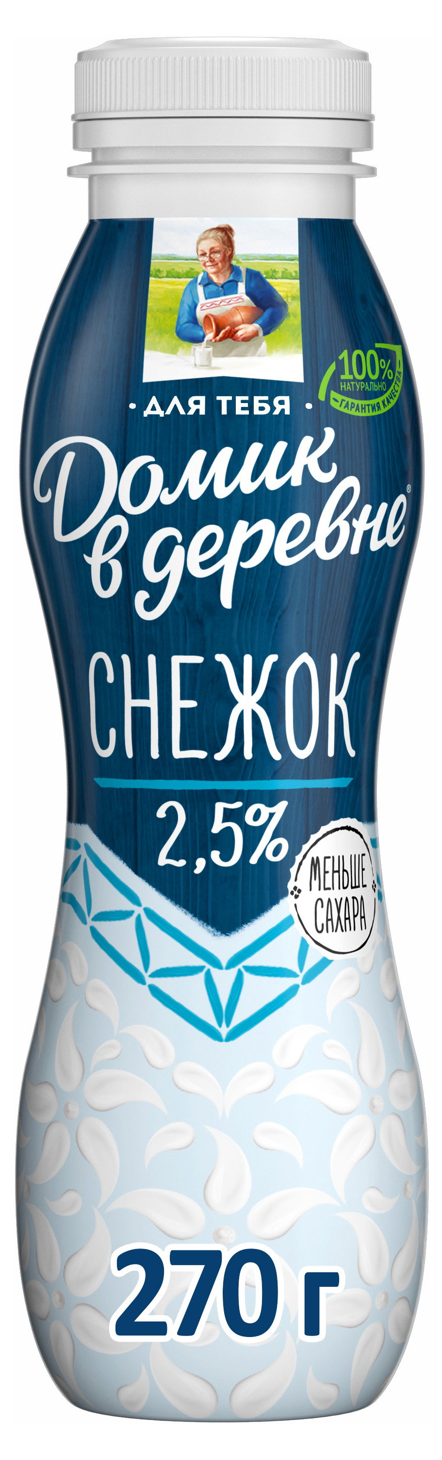 Снежок «Домик в деревне» 2,5% БЗМЖ, 270 г