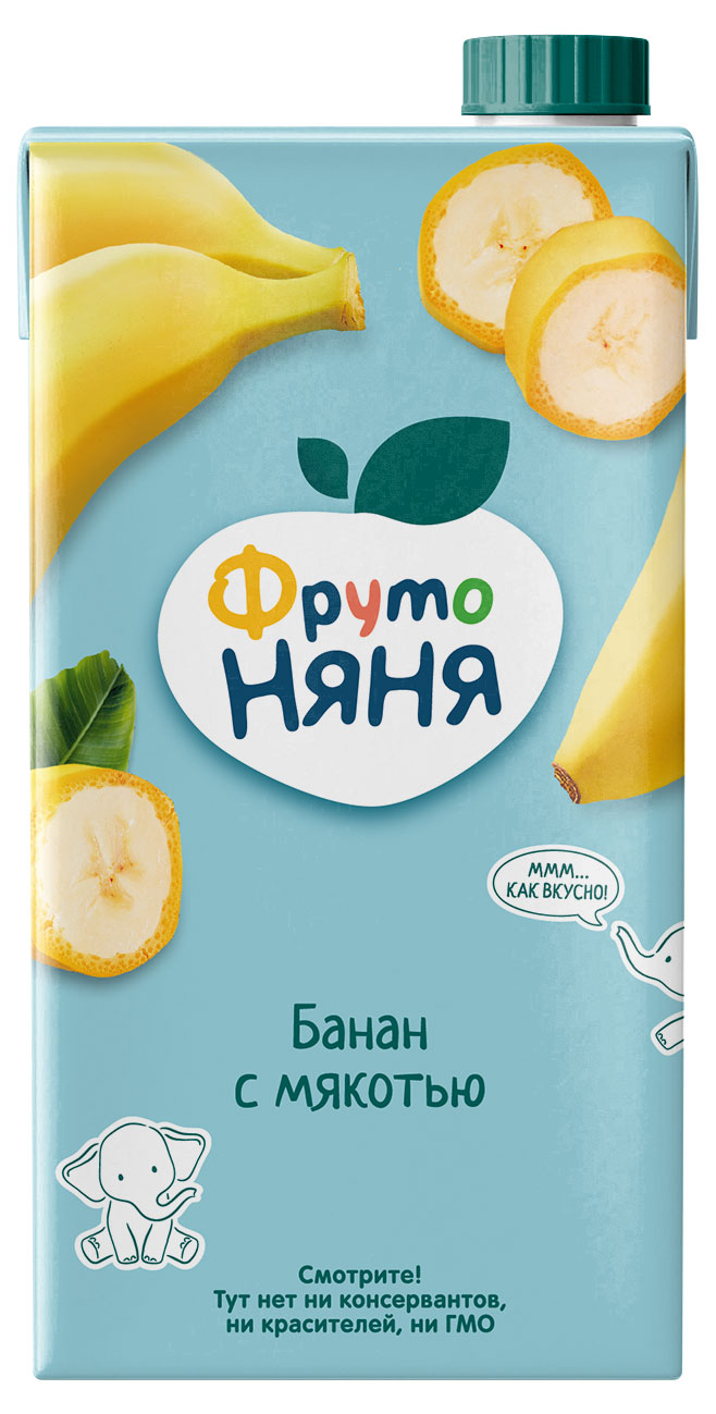 Нектар «ФрутоНяня» Банан с мякотью с 3 лет, 500 мл