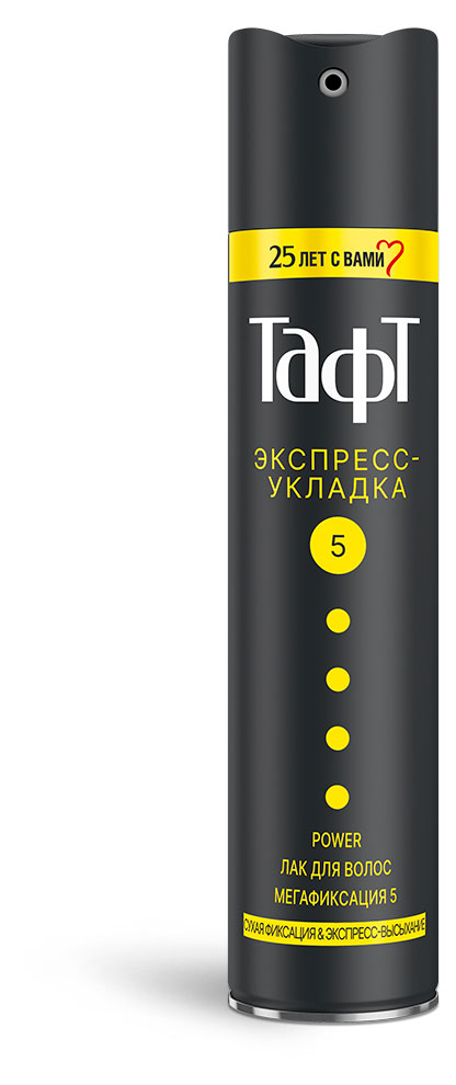 Лак для волос «Тафт» Экспресс-Укладка мегафиксация, 225 мл