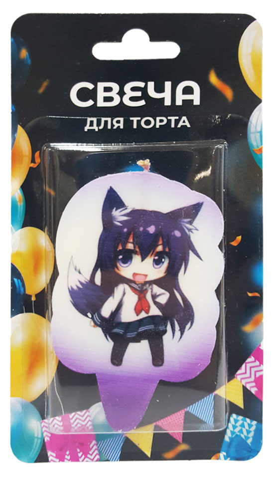 Свеча для торта Аниме №1, 5х7 см