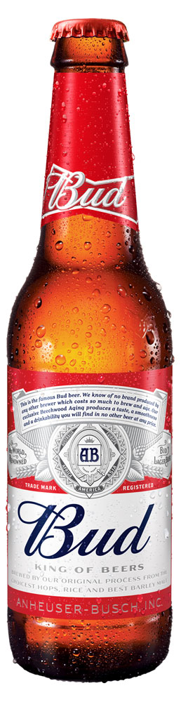 Пиво Bud светлое фильтрованное 5%, 330 мл