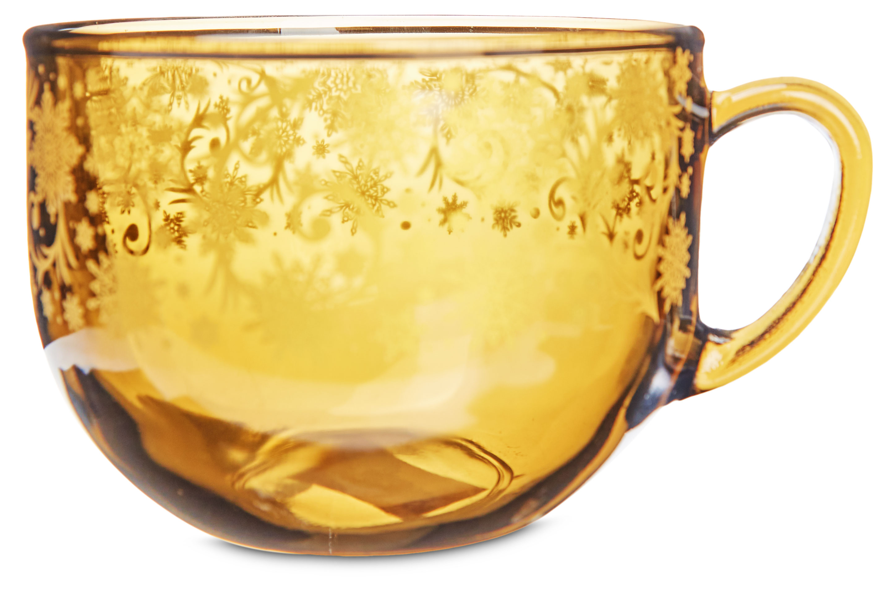 Бульонница Узоры с ручкой, 670 мл