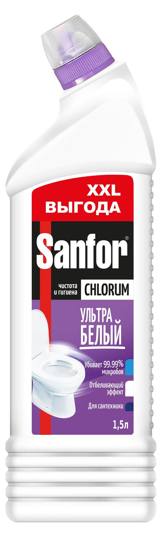 Чистящее средство Sanfor Chlorum, 1,5 л