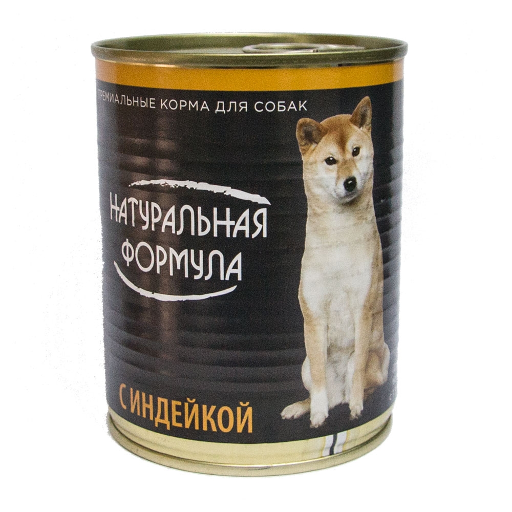 Консервы для собак «Натуральная Формула» индейка, 350 г
