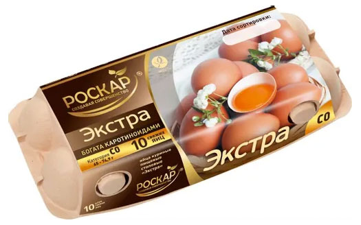 Яйца куриные «Экстра» С0, 10 шт