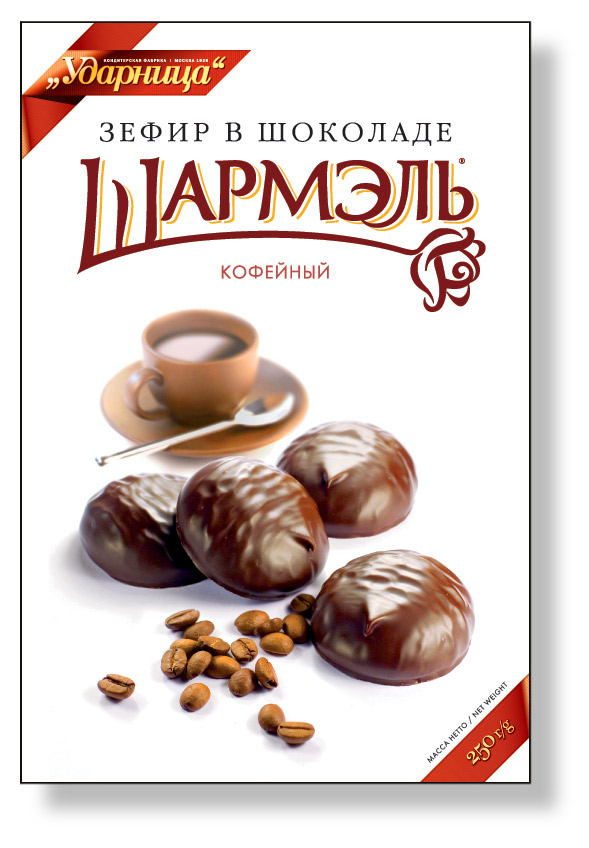 Зефир «Шармэль» с кофейным вкусом, 250 г