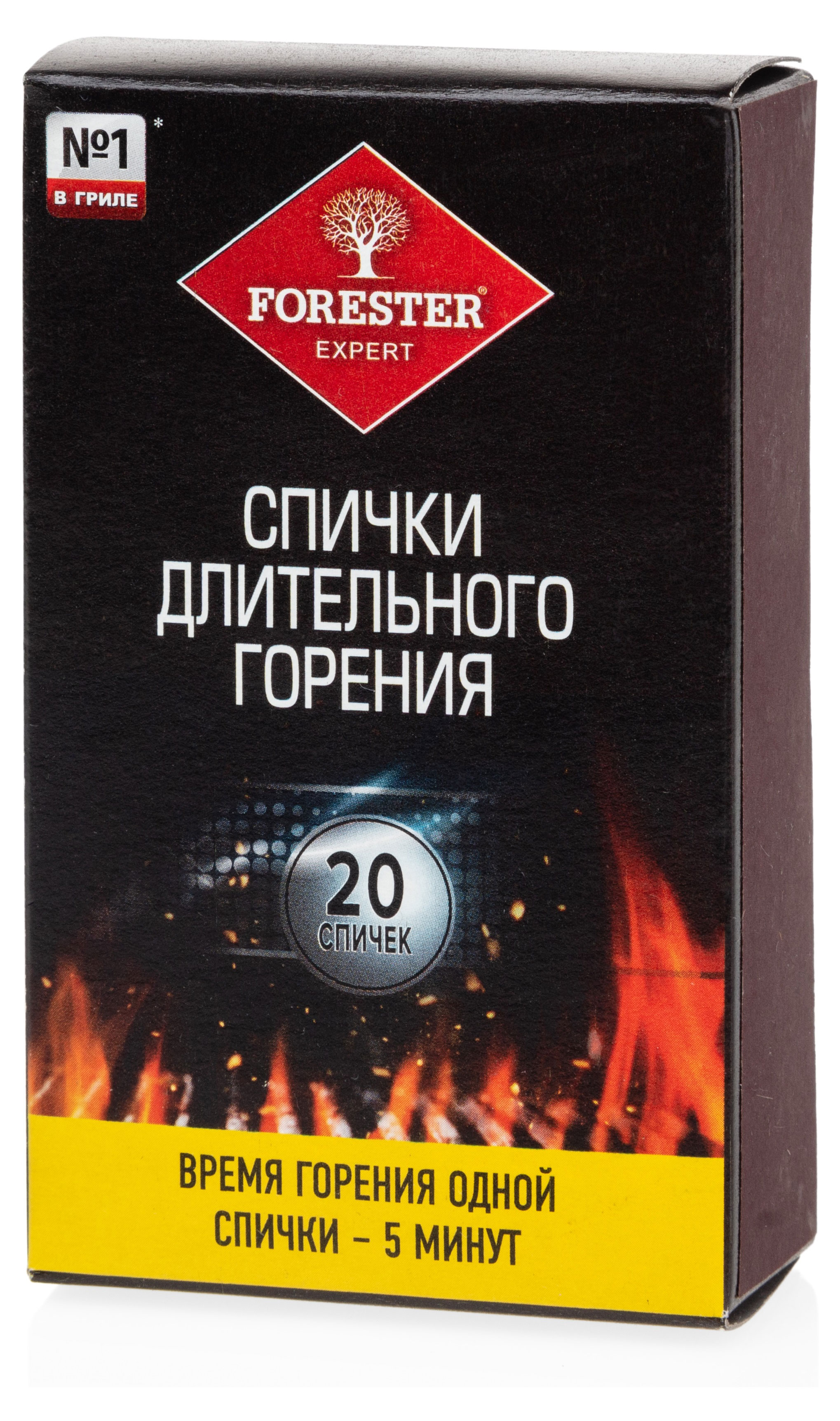 Спички длительного горения FORESTER, 20 шт