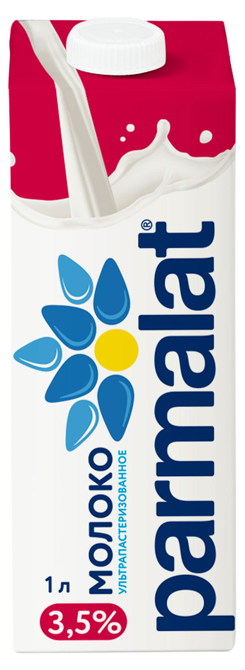 Молоко ультрапастеризованное Parmalat 3,5% БЗМЖ, 1 л