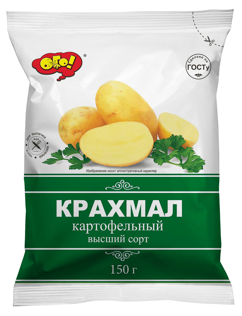 Крахмал картофельный «ОГО!», 150 г