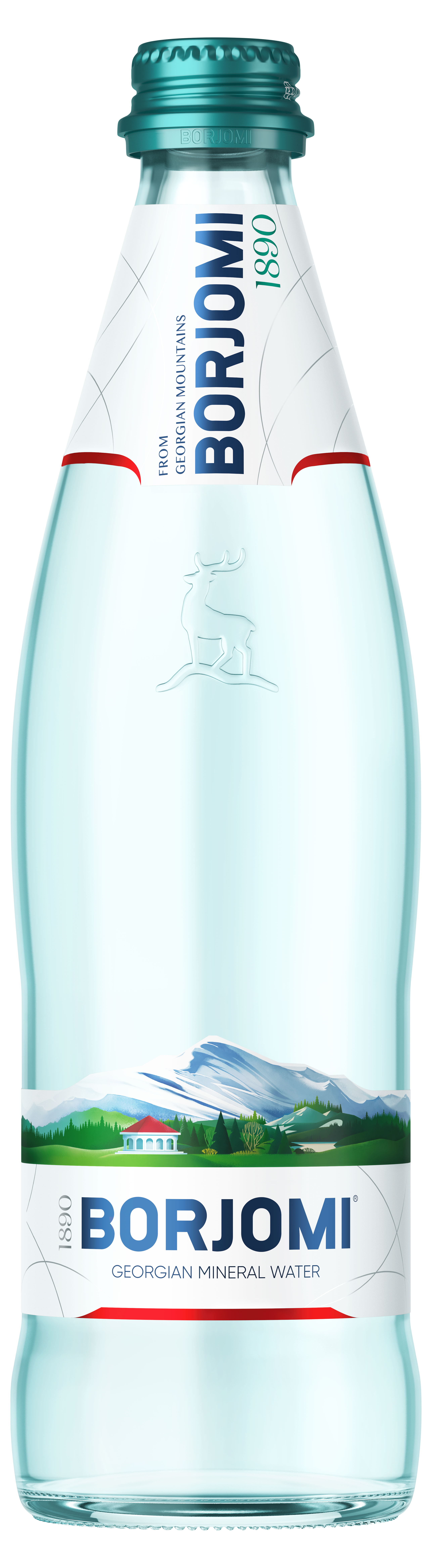 Вода минеральная Borjomi природная лечебно-столовая газированная, 500 мл