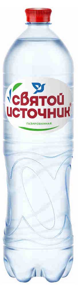 Вода питьевая «Святой Источник» газированная, 1 л