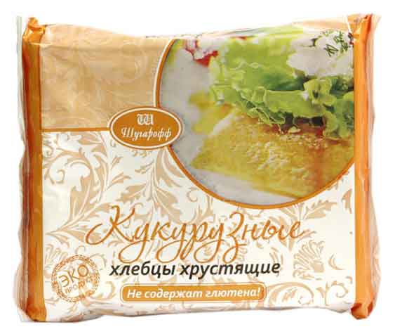 Хлебцы кукурузные «Шугарофф» безглютеновые, 60 г