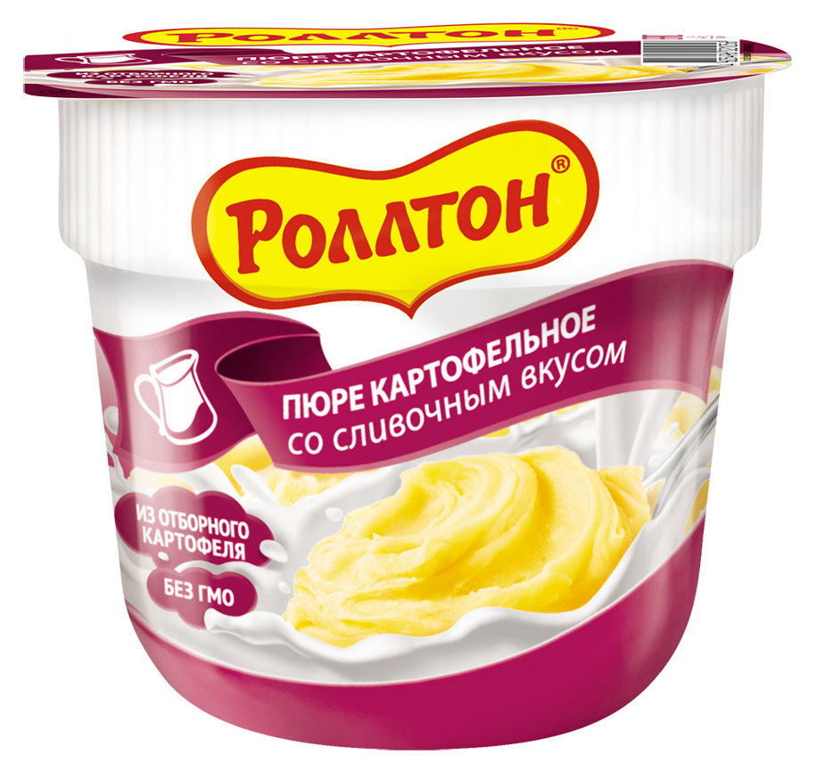 Пюре картофельное «Роллтон» со сливочным вкусом, 40 г