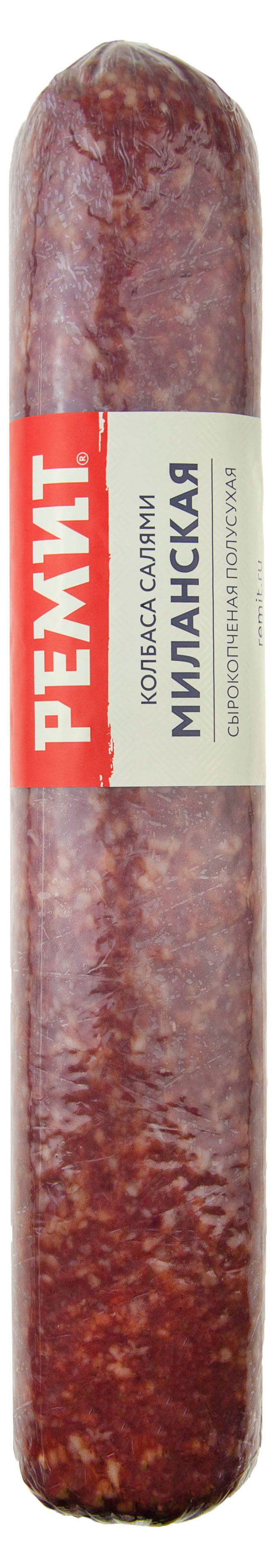 Колбаса сырокопченая «Ремит» Салями Миланская полусухая, ~ 0,5 кг