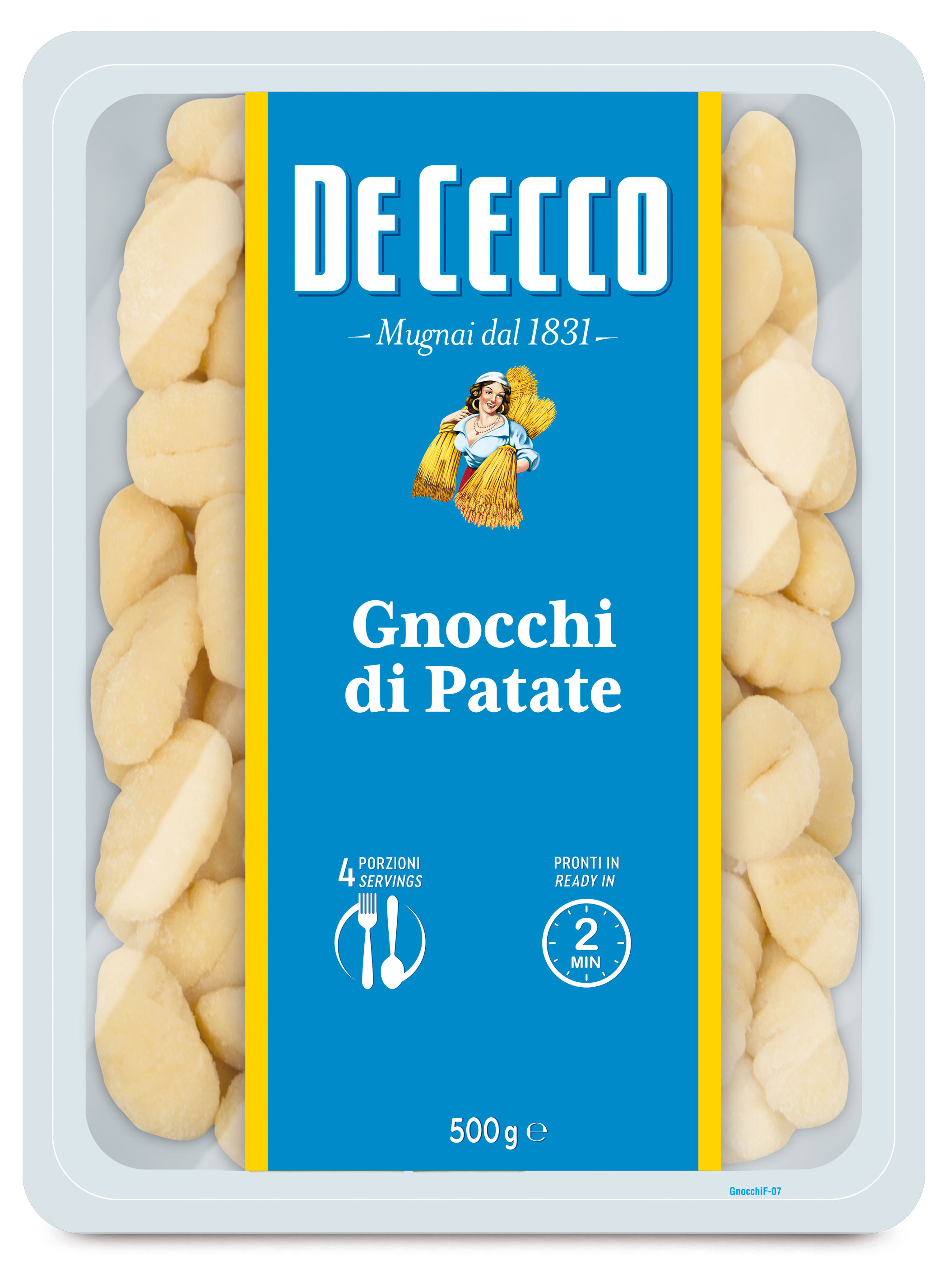 Макаронные изделия De Cecco Gnocchi di patate клецки, 500 г