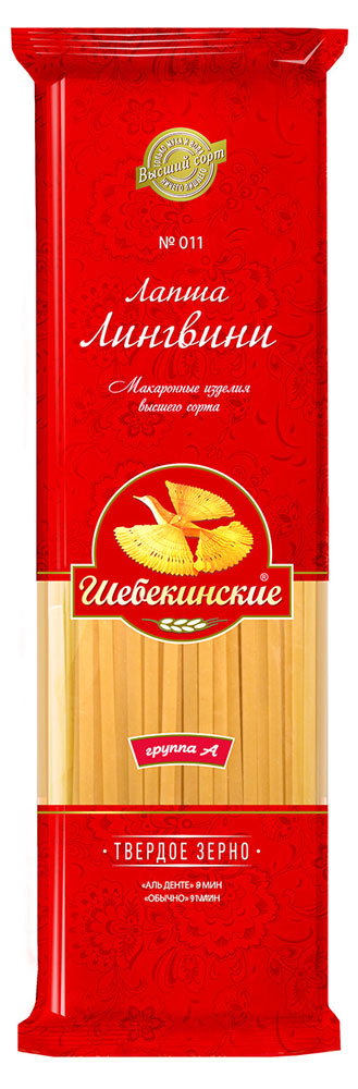 Макаронные изделия «Шебекинские» Лингвини лапша, 450 г