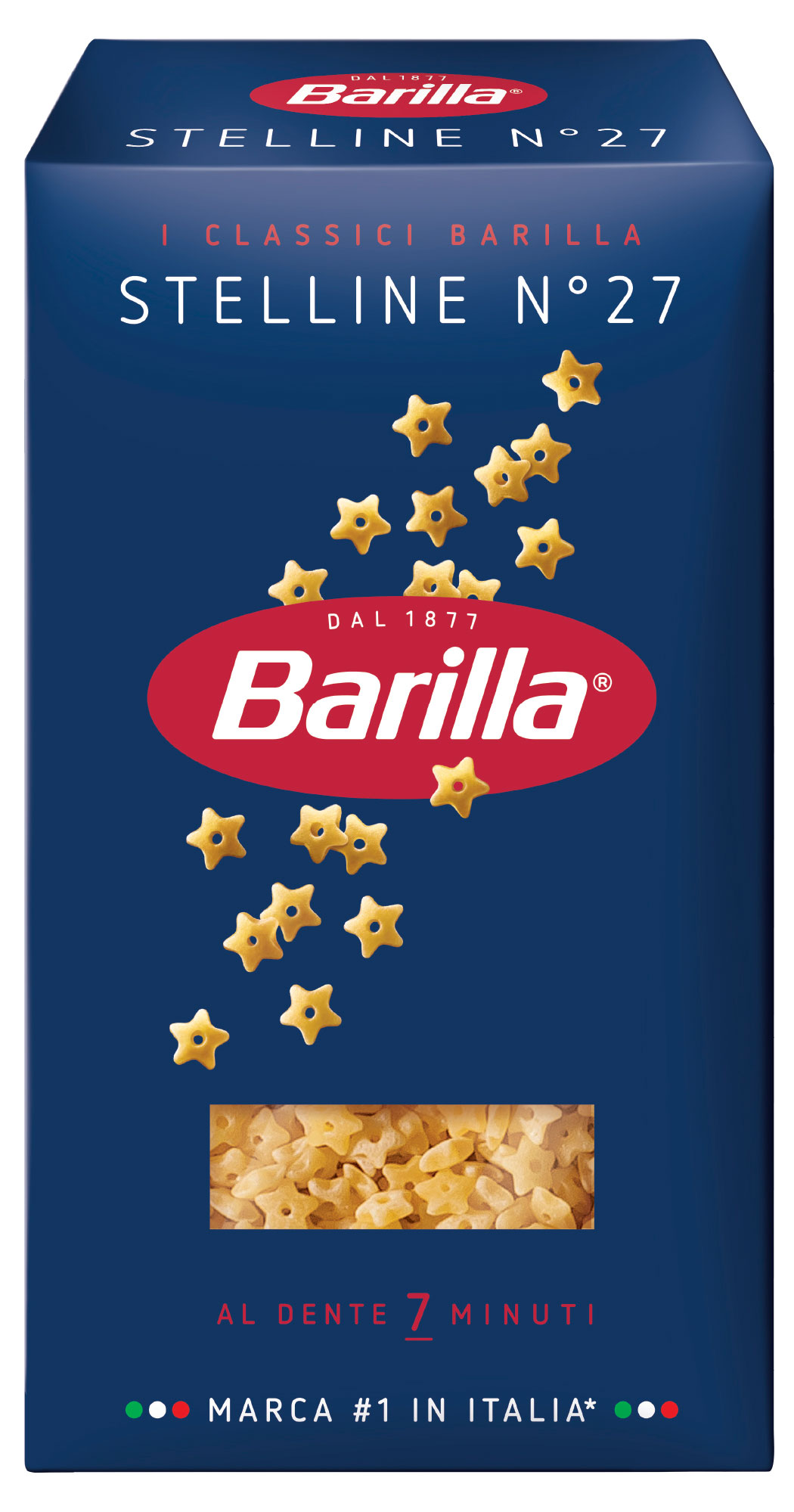 Макаронные изделия Barilla Stelline №27 звездочки, 450 г
