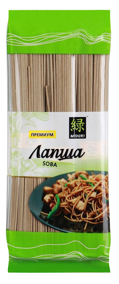 Макаронные изделия MIDORI Soba лапша Китай, 300 г