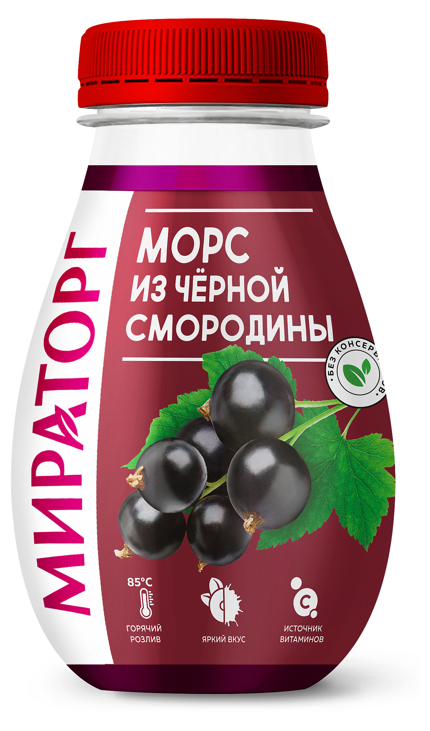 Морс из черной смородины «Мираторг», 370 мл