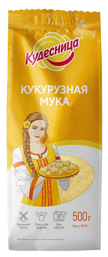 Мука кукурузная «Кудесница», 500 г