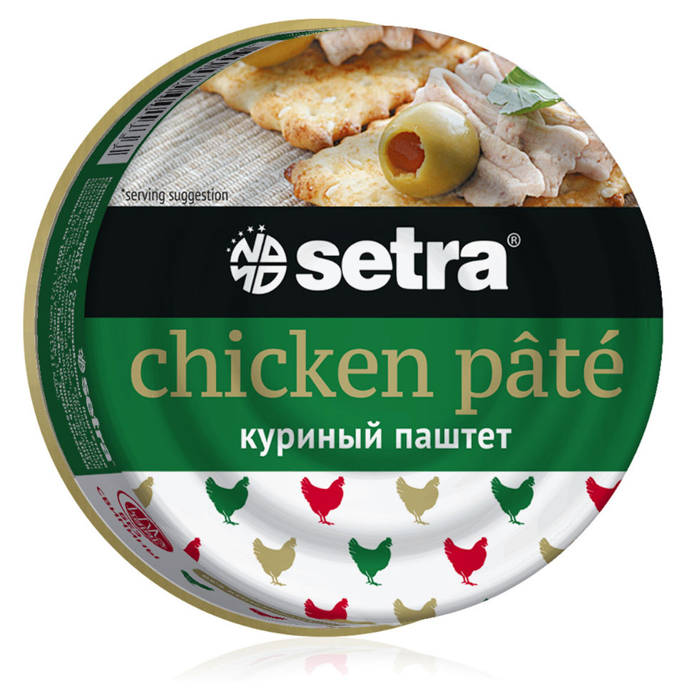 Паштет куриный Setra, 100 г