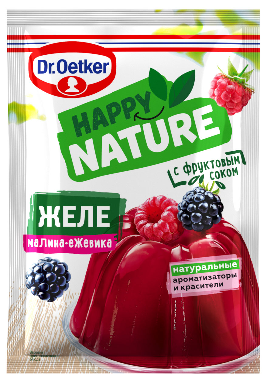 Желе Dr.Bakers Happy Nature малина ежевика, 41 г