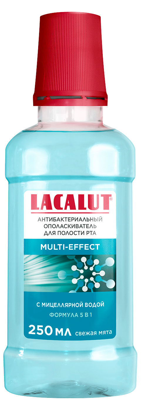 Ополаскиватель для полости рта Lacalut Multi-effect, 250 мл