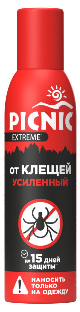 Аэрозоль от клещей Picnic Extreme, 150 мл