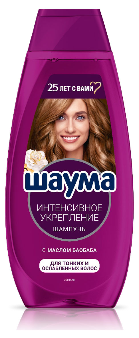 Шампунь для волос «Шаума» Интенсивное укрепление для тонких и ослабленных волос, 370 мл