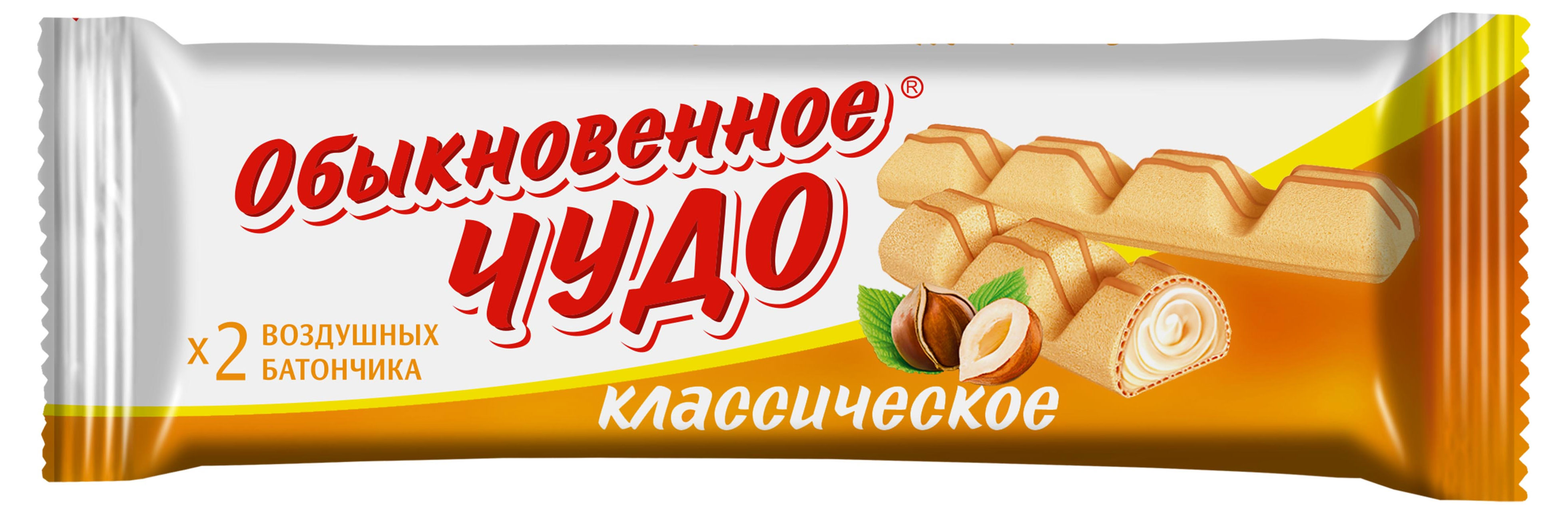 Батончик вафельный «Славянка» Обыкновенное чудо классическое, 40 г