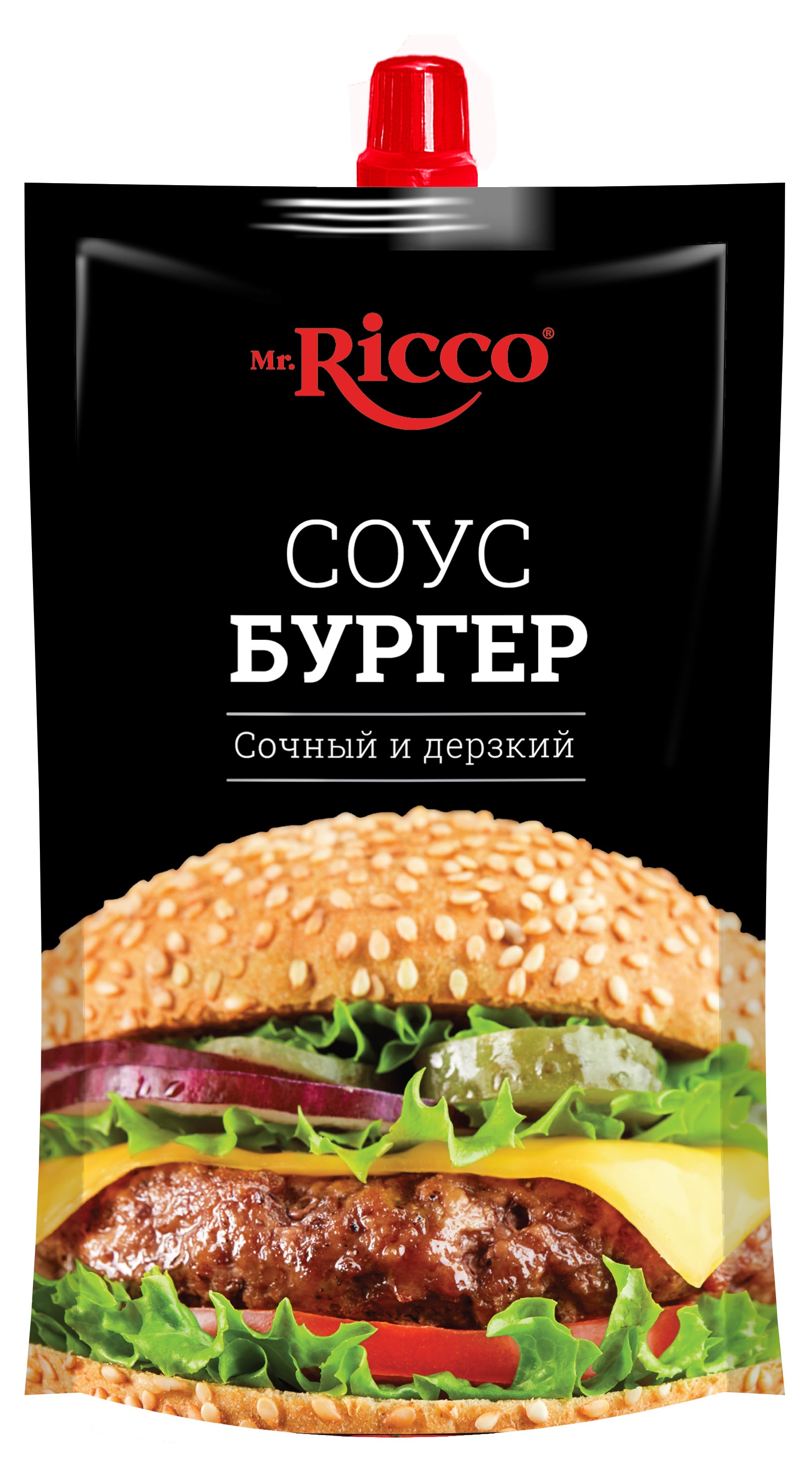 Соус майонезный Mr.Ricco Бургер 28% охлажденный, 210 мл