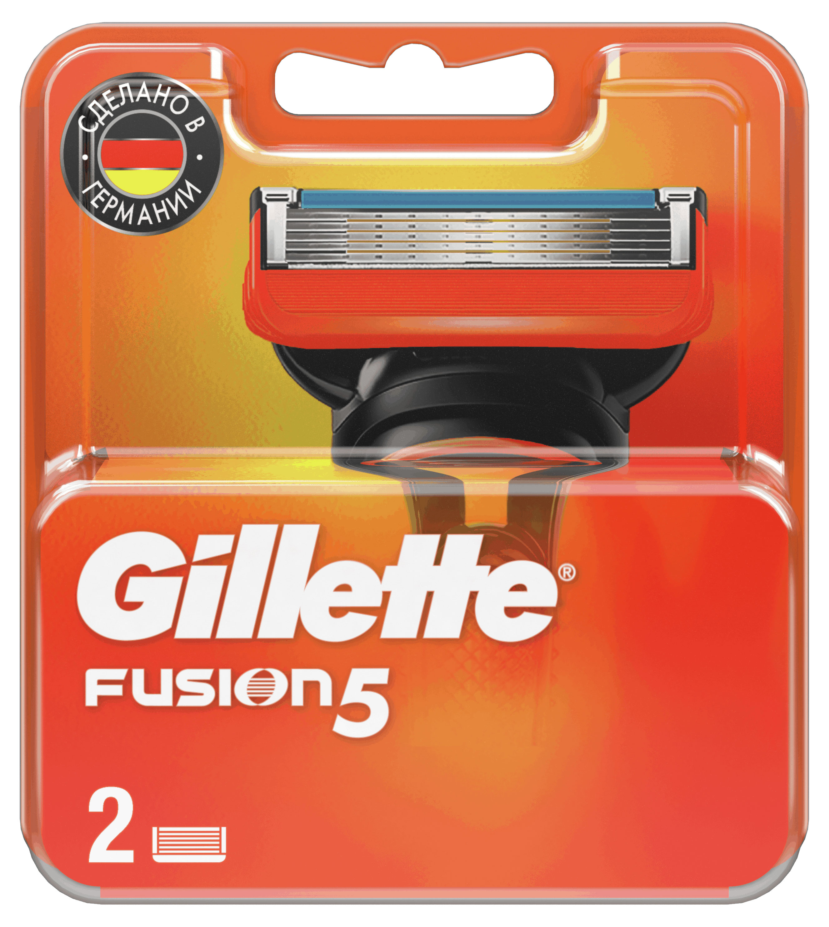 Сменные кассеты для бритья Gillette Fusion 5, 2 шт