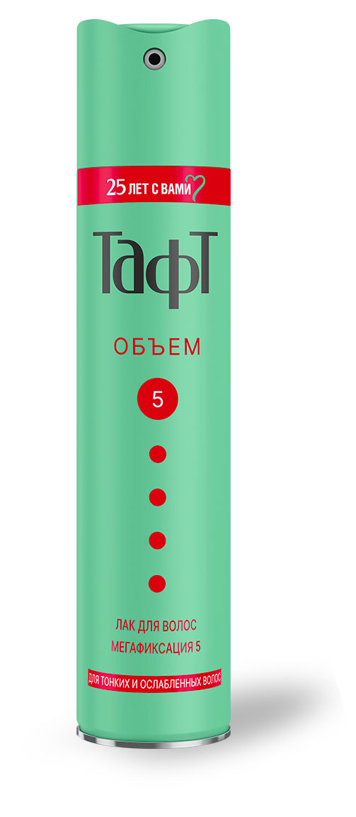 Лак для волос «Тафт» Объем мегафиксация, 225 мл