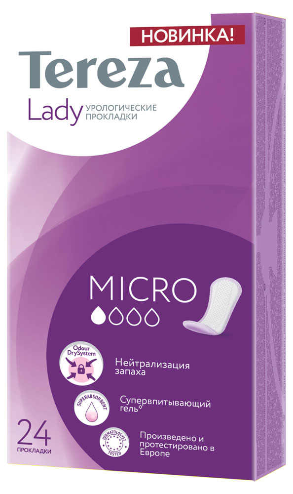 Прокладки впитывающие TerezaLady Micro, 24 шт