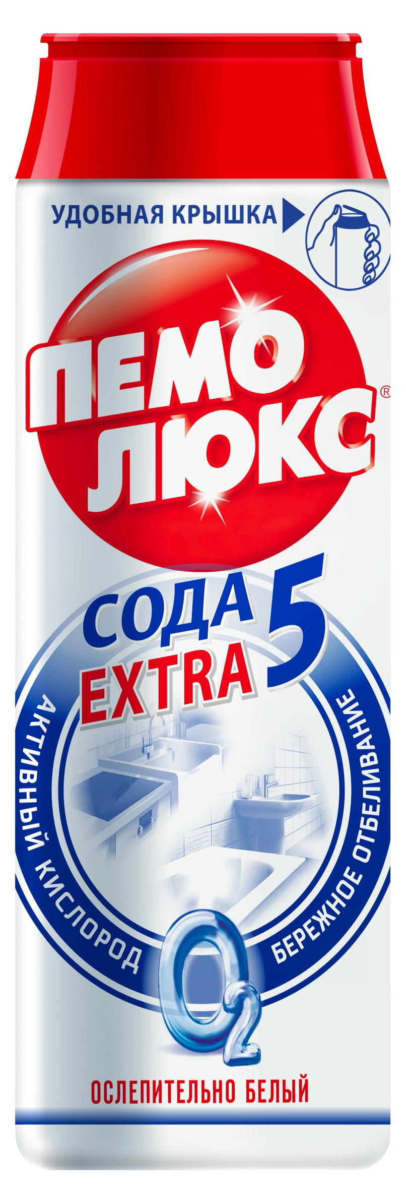 Чистящий порошок «Пемолюкс» Ослепительно белый, 480 г