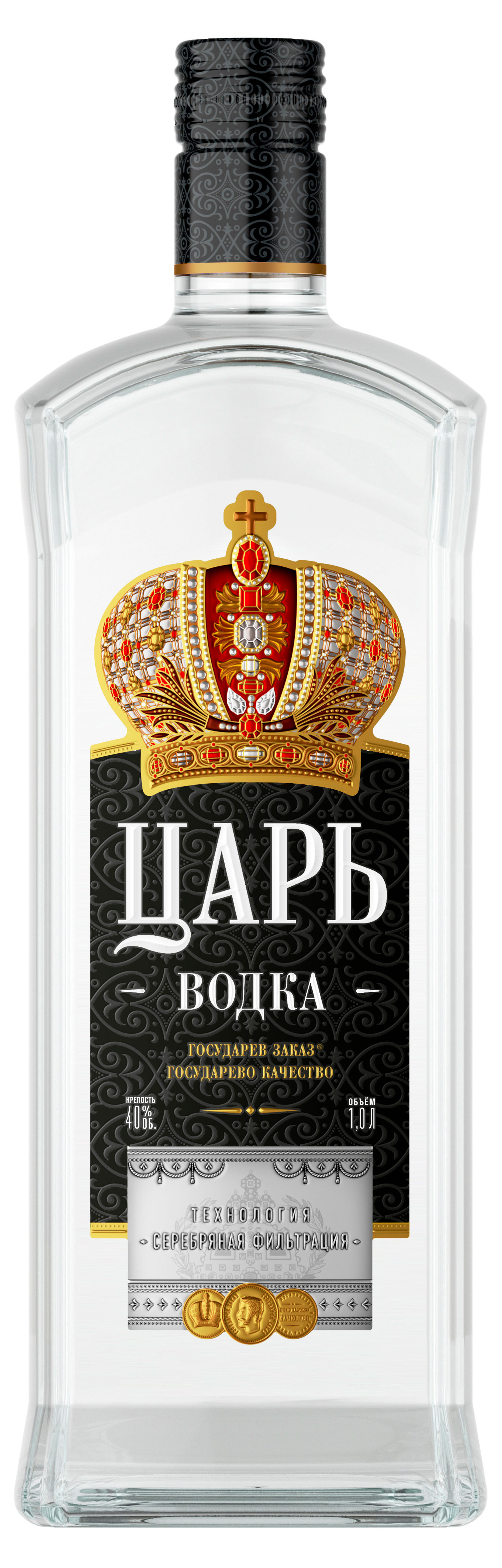 Водка «Царь» Россия, 1 л