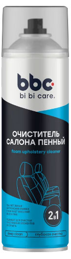 Очиститель салона bi bi care пенный, 650 мл