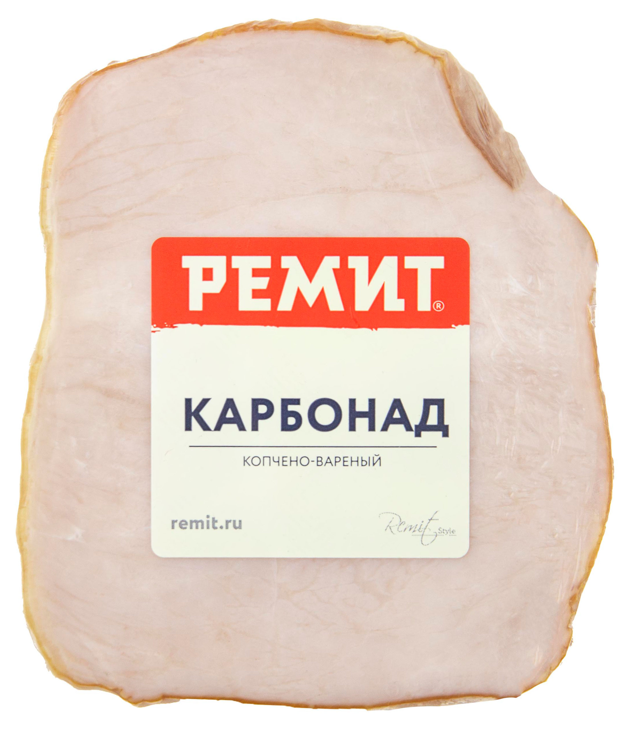 Карбонад свиной варено-копченый «Ремит» Домашний из свинины, ~ 0,5 кг