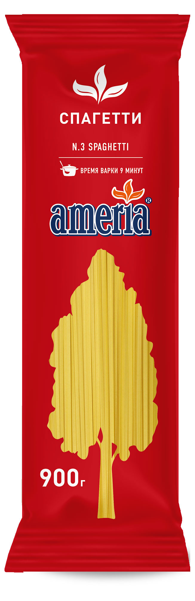 Макаронные изделия Ameria №3 спагетти, 900 г